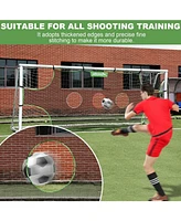 Wosofe Soccer Goal Target Soccer Training Equipment Net with Scoring Zones Improve Kick Practice Shooting and Goalshot Accuracy Training，24FT8F