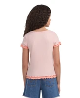 Levi's Big Girls Floral Embroidery Knit Top