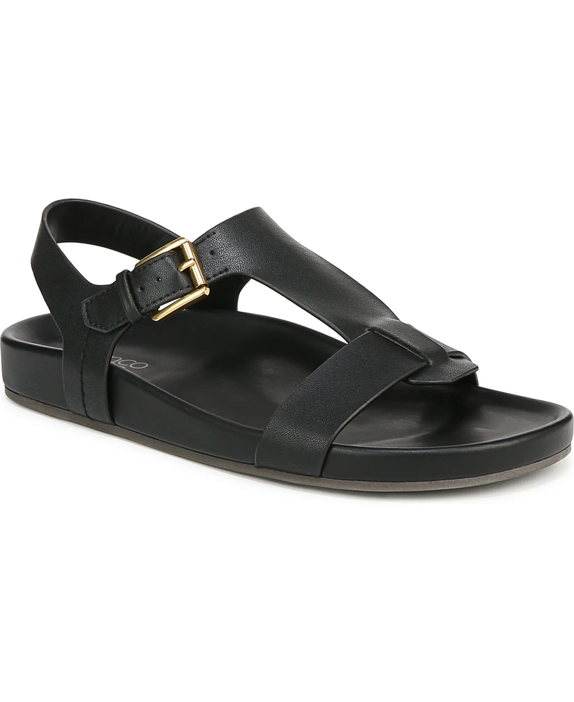 Franco Sarto Women's Bellamy Open Round Toe Strappy Sandals