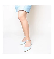 Alterre Women's Agate Blue Marilyn Customizable Slides