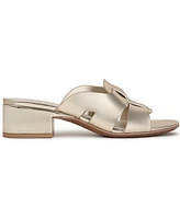 Franco Sarto Women's Nuala Open Toe Block Heel Slide Sandals