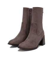 Xti Women's Fashion Sock Boots with side Zipper