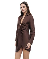 Nocturne Women's Mini Dress with Accessory Detail