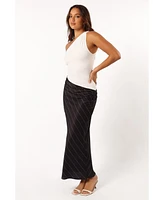 Petal and Pup Women's Heidi Stripe Slip Skirt