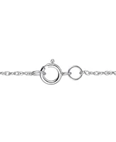 Diamond Emerald Shaped Halo Cluster 18" Pendant Necklace (1/3 ct. t.w.) in 14k White Gold