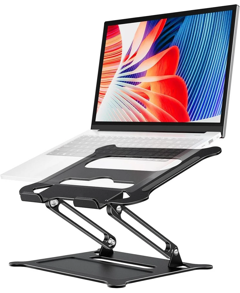 Laptop Notebook Stand Holder Adjustable Portable Riser Compatible with MacBook Air Pro Hp Dell Xps Lenovo All Laptops 10-15.6"