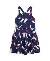 Polo Ralph Lauren Toddler and Little Girls Sailboat-Print Jersey Dress