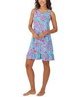 Cuddl Duds Women's Sleeveless Ruffled-Hem Chemise