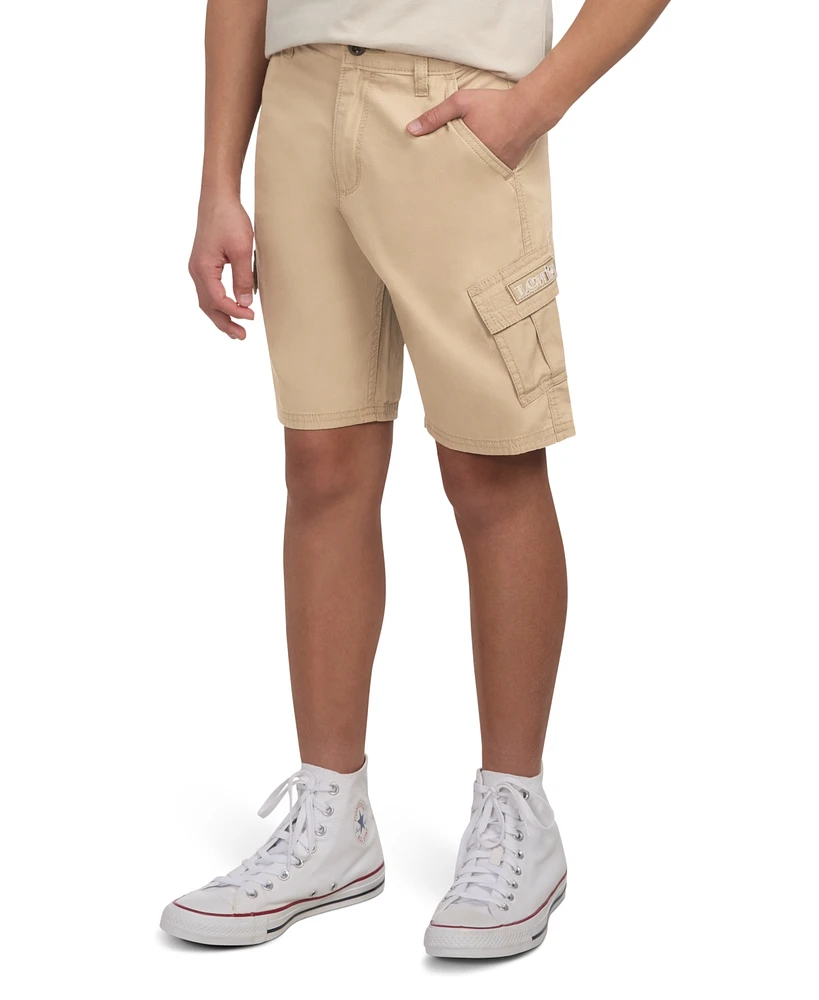 Levi's Big Boys Adjustable Waistband Cargo Pocket Shorts