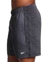 Reebok Men's Textured Logo Woven Shorts