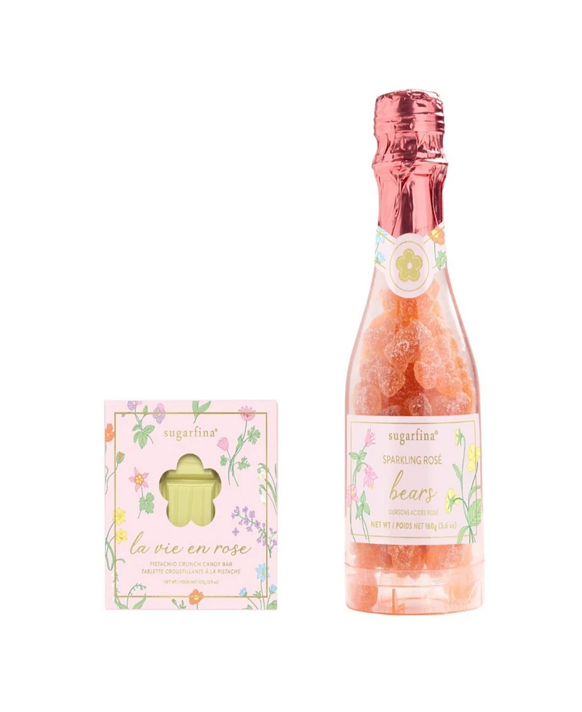 Sugarfina Spring La Vie En Rose Candy and Bubbly Bundle, 2 Piece