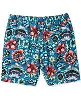 Scotch & Soda Men's Full Bloom Floral Drawstring Swim Trunks