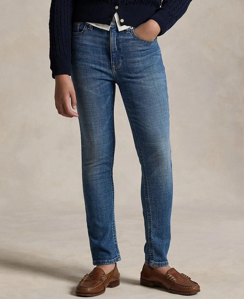 Polo Ralph Lauren Big Girls High-Rise Skinny Fit Stretch Jeans
