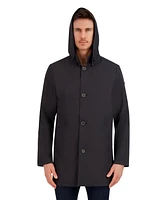 Vince Camuto Men's Rain Tek Transitional Coat With Removable Hood