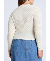 Eloquii Plus Crochet Sweater