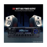 Pyle Bluetooth 300W Home Theater Stereo Amplifier Receiver - PT272AUBT