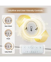 Casainc Smart Toilet, Auto Flush, Heated Seat, Tankless One-Piece Toilets For Bathrooms