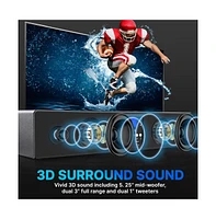 Pyle 300W Bluetooth Home Theater Soundbar Speaker - PSBV200BT