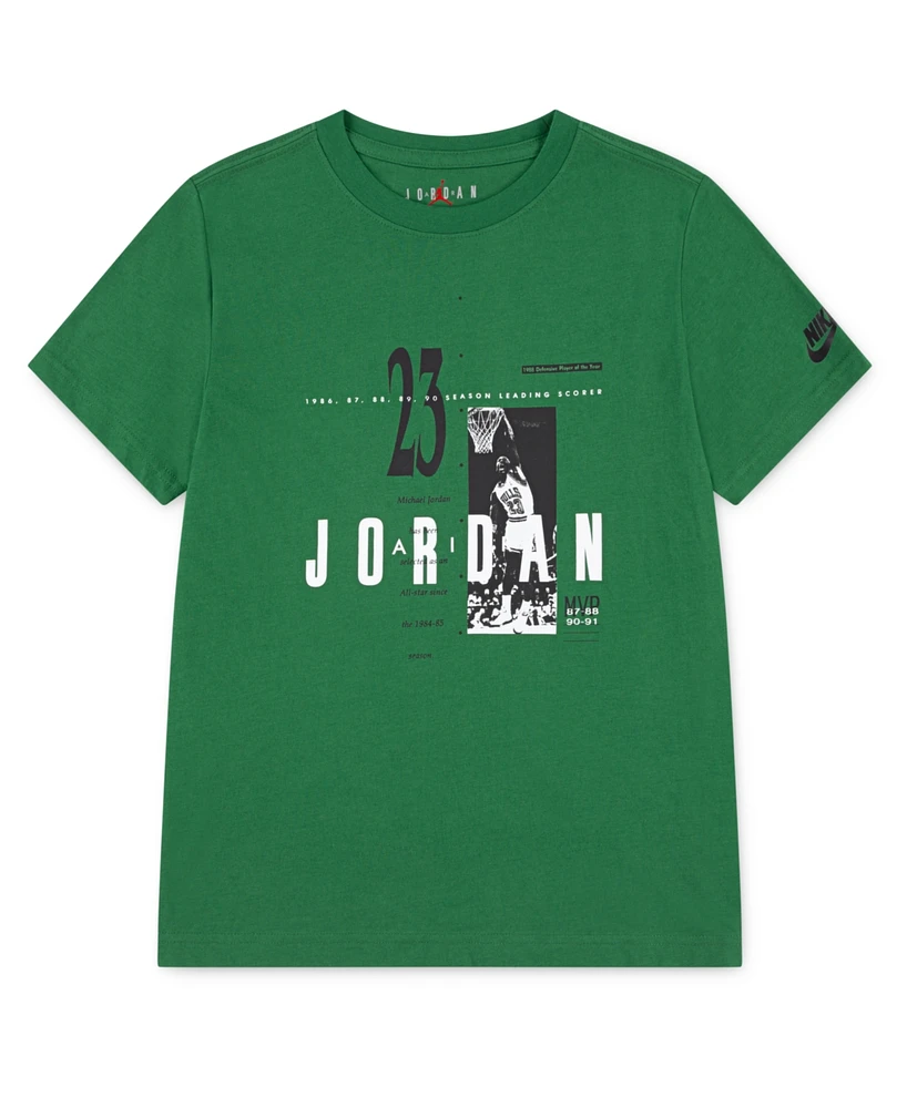 Jordan Little Boys Brand Crew Short Sleeve T-shirt