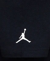 Jordan Big Boys Wordmark Embroidery Short Sleeve T-Shirt