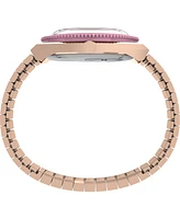 Timex Women's Quartz Analog Rose Gold-Tone Stainless Steel Watch, 36mm