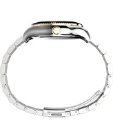 Timex Women's Quartz Analog Two-Tone Stainless Steel Watch, 34mm