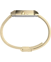Timex Men's Quartz Analog Digital Gold-Tone Stainless Steel Watch, 33mm