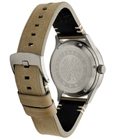 Avi-8 Men's Hawker Hurricane Kent Automatic Gray Leather Strap Watch, 43mm