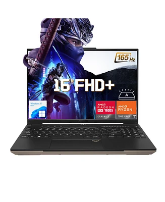 Asus Tuf 16 16" Gaming Traditional Laptop Amd Ryzen 7 7435HS 16GB Ram Amd Radeon Rx 7600S 512GB Ssd Storage Windows 11 Home Fhd+ 165Hz - Black