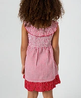 Rare Editions Toddler and Little Girls Cherry Seersucker Dress