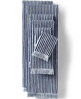 Lands' End Cotton Yarn-dyed Stripe Bath Towel