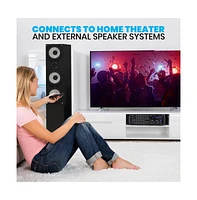 Pyle 2000W Bluetooth Stereo Mixer Karaoke Amplifier - PMXAKB2000