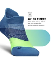 Feetures Men's Elite Ultra Light Cushion Ankle Socks - Sport Sock with Targeted Compression