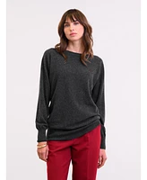 Celtic & Co. Women's Geelong Wool Slouch Slash Neck Sweater
