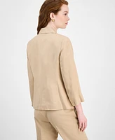 Kasper Women's Notch-Collar Button-Front Blazer