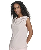 Calvin Klein Petite Sleeveless Cowlneck Top