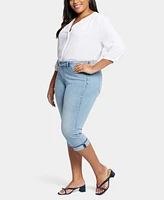 Nydj Plus Marilyn Crop Cuff Denim Jeans