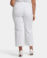Nydj Plus Teresa Wide Leg Ankle Jeans