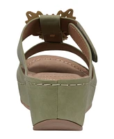 Gc Shoes Women's Talia Floral Wedge Sandals