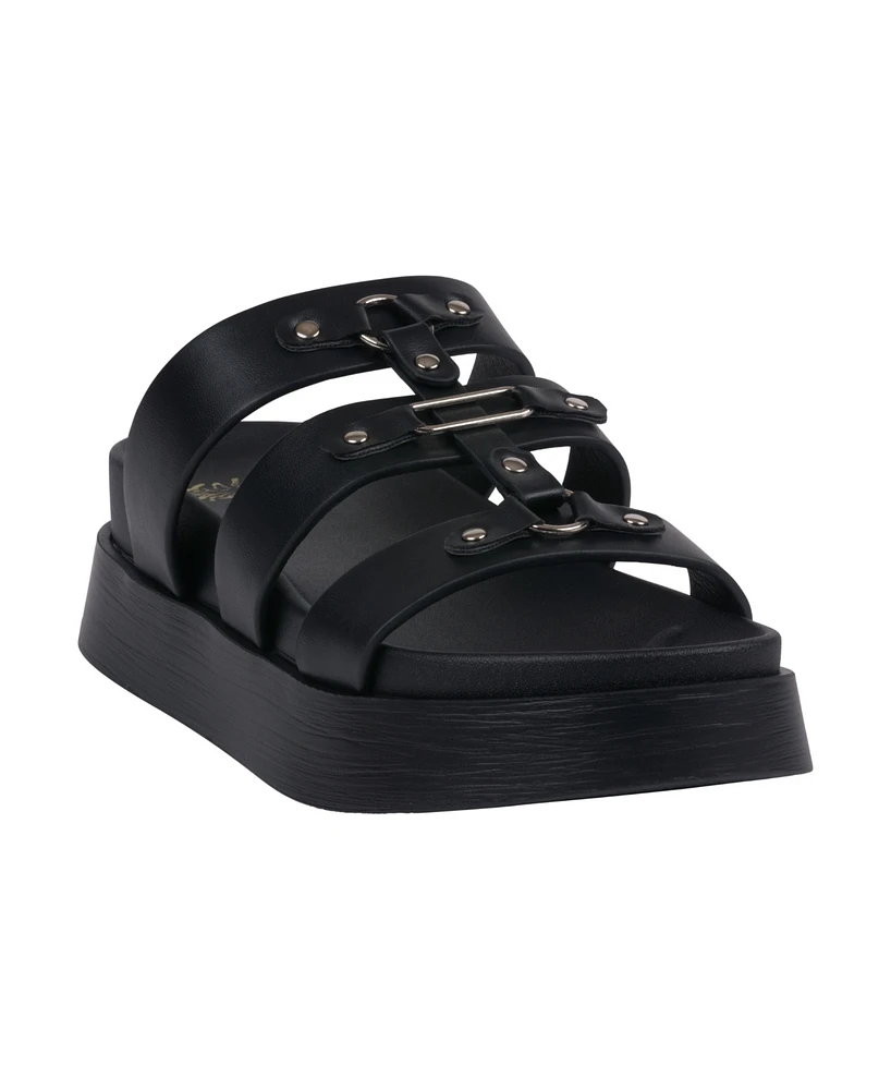 Gc Shoes Women's Stevie Strappy Platform Wedge Sandals