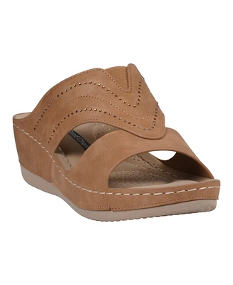 Gc Shoes Women's Johanna Embellished Wedge Sandals