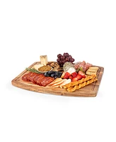 Toscana Haunted Mansion Dearly Departed Ovale Acacia Cutting Board