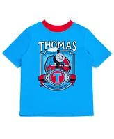 Thomas & Friends Toddler Boys Rash Guard and Swim Trunks Outfit Set