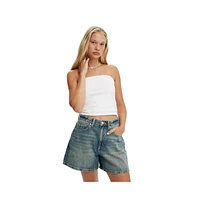 Cotton On Women's High 90 S Denim Short