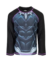 Avengers Boys Marvel Rash Guard Swim Shirt