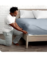 Bare Home Organic Cotton Sateen Fitted Sheet