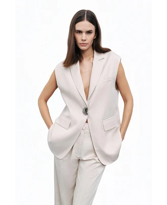 Nocturne Women's Accessory Detailed Vest