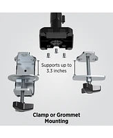ProMounts Landscape to Portrait Double Monitor Arms for 13" to 32" Screens Holds up to 17.6 lbs