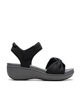 Clarks Cloudsteppers Women's Breeze Rae Sara Riptape Flat Sandals