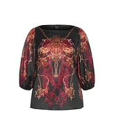 City Chic Plus Ivanna Top